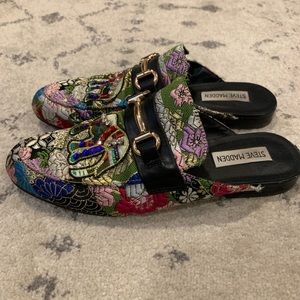 STEVE-MADDEN Kandi Multi Embellished Elephant Mule
